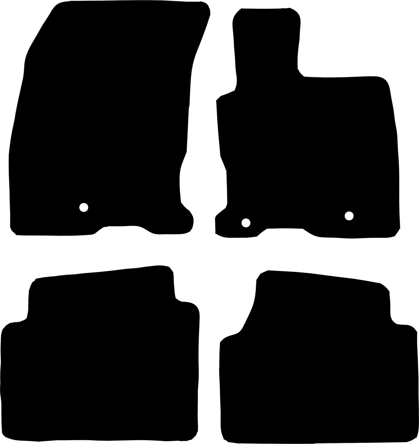 Ford Kuga 2020 2024 (MK3) (3x Round Locators) Car Mats iCarMats