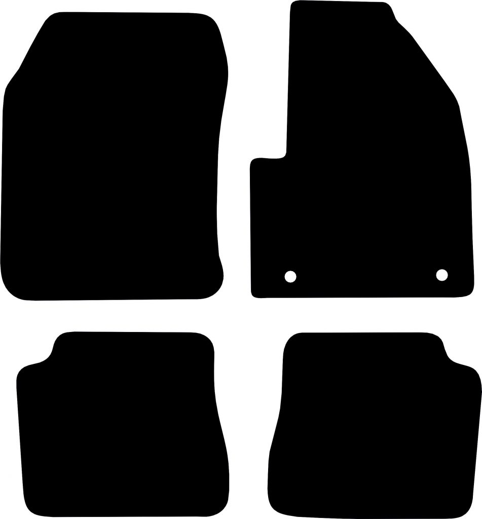 Leather Car Floor Mats For Citroen DS3 2010-2016, Custom Floor Liners