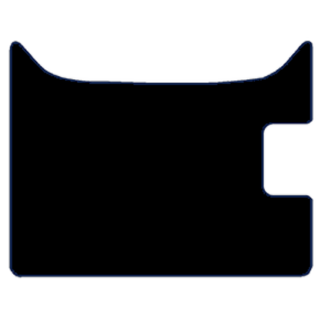 DAF XF 105 Engine Cover Euro 4 (Manual) 1997–2012 Fully Tailored Truck Mats