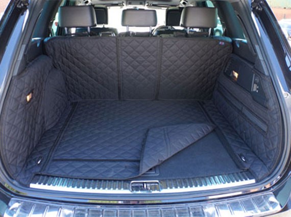 Volkswagen Touareg 2010 - 2017 (With Pocket In Left) Fully Tailored Boot Liner