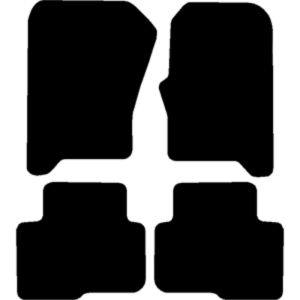 Black mat outline, template 1135