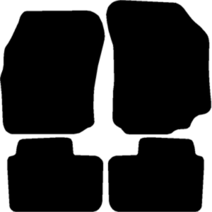 Black mat outline, template 1283