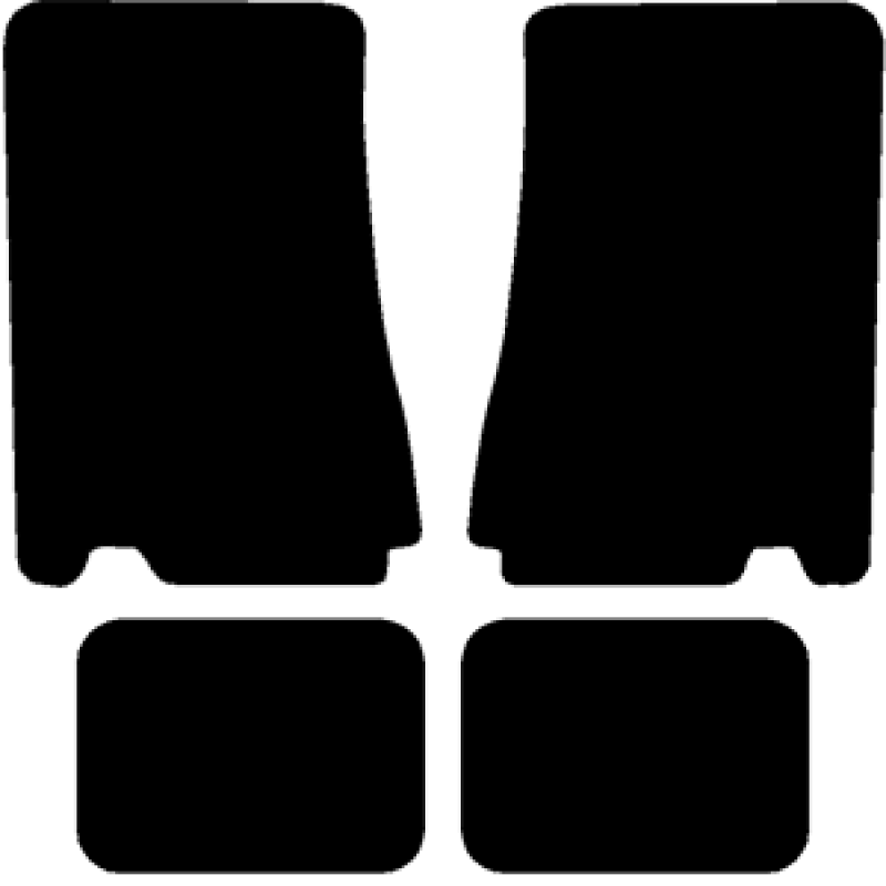 Black mat outline, template 2045