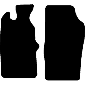 Black mat outline, template 2179