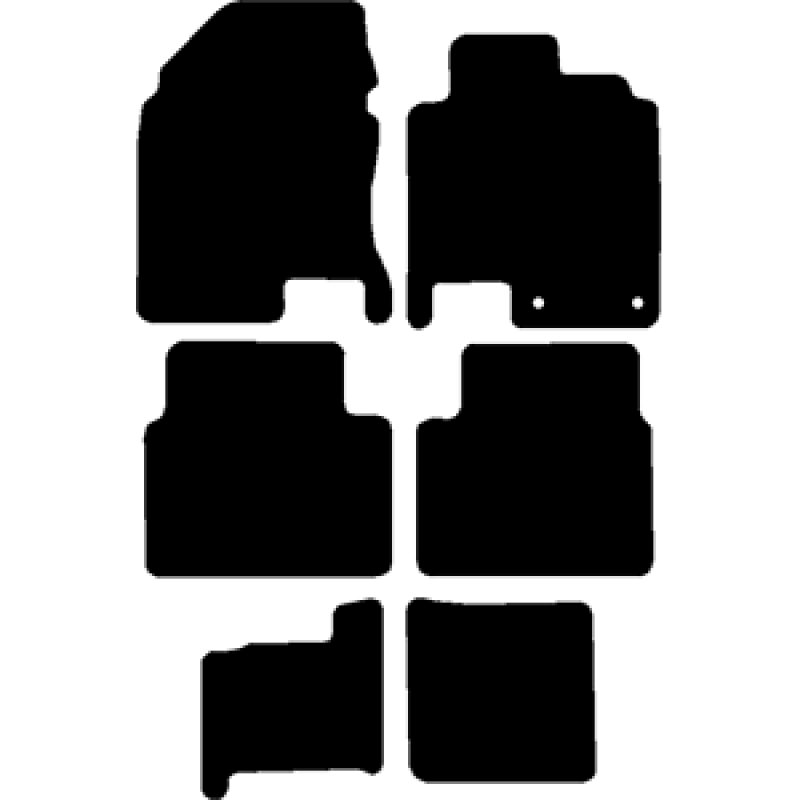 Black mat outline, template 2351