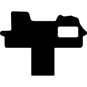 Black mat outline, template 2533