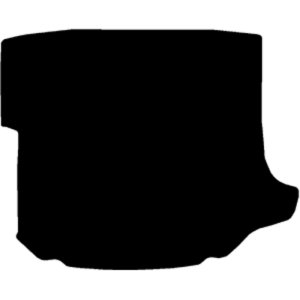 Black mat outline, template 2867