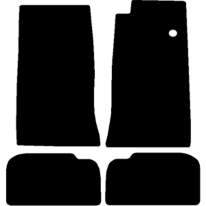 Black mat outline, template 4071