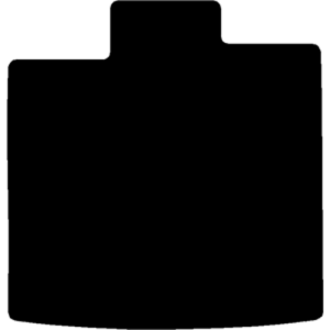 Black mat outline, template 4317