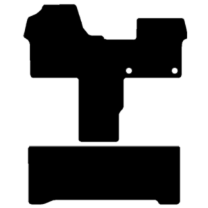 Black mat outline, template 4453