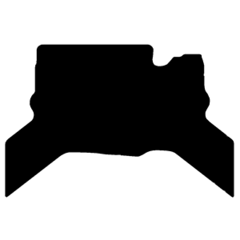 Black mat outline, template 4931