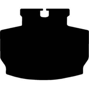 Black mat outline, template 6474