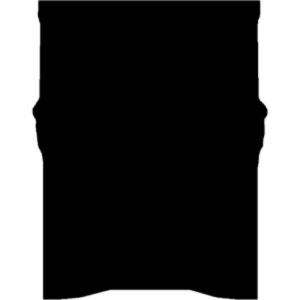 Black mat outline, template 7204