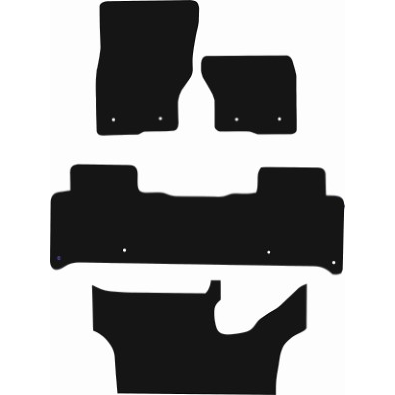 Black mat outline, template 27071