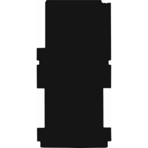 Black mat outline, template 27081
