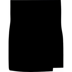 Black mat outline, template 27121
