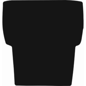 Black mat outline, template 27151