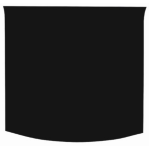 Black mat outline, template 27155